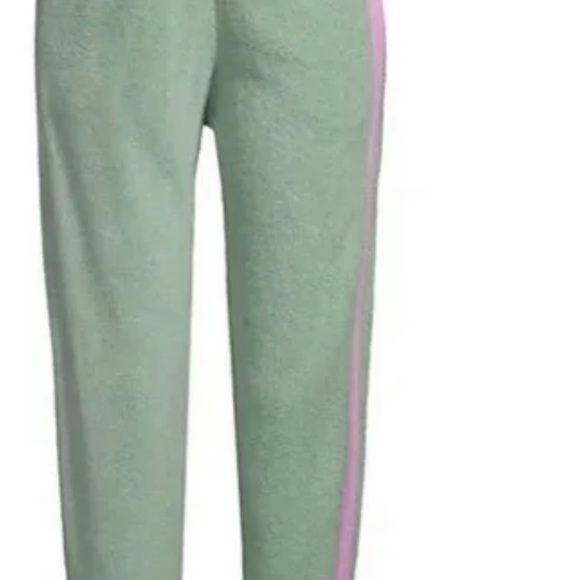 Free People Blue Monday Fleece Jogger Pants in Valley girl combo size Medium - Picture 3 of 8